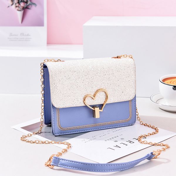 

hbp non-brand fashion korean chain bag spring summer small bag women's bag 2021 new lock fashion simple versatile single shoulder messe