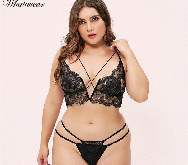 

lace skinny women underwear set transparent seamless embroidery plus size lingerie bra set women's bra and panty sets99, Red;black
