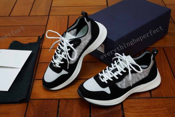 

2021 new men's runner running sneakers black technical mesh grey children's twill canvas rubber oblique casual shoes, Black;red