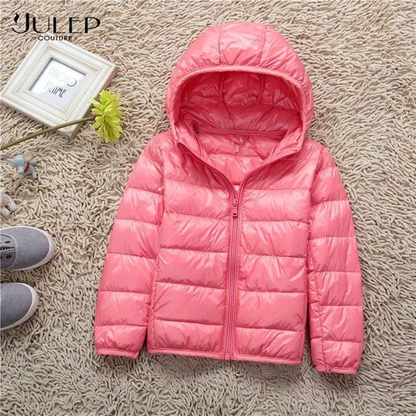 

2020 new 2 down jacket 3 boys 4 girls 5 light 6 short 7 children's 8 winter clothes baby 9 years old foreign style, Blue;gray