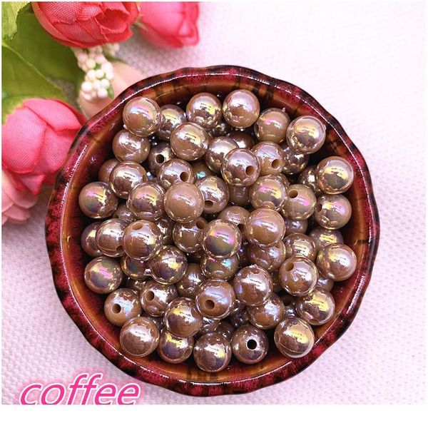 

new 6mm 8mm 10mm shining ab acrylic imitation pearls loose spacer beads for jewelry making diy earrings accesso jllqis