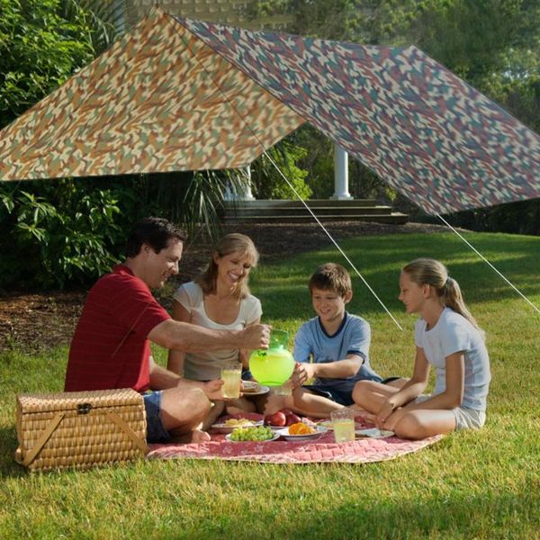 

tents and shelters camping tarp 10x10ft waterproof hammock rain tent outdoor shelter camouflage picnic mat for hiking backpacking