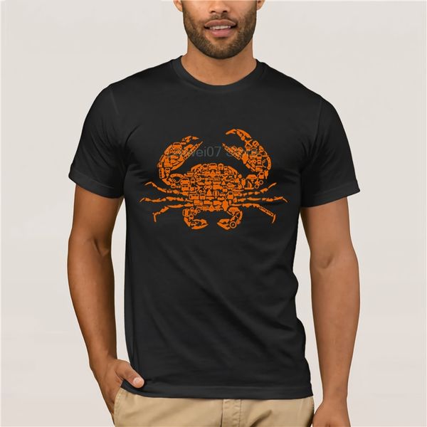 

printed t-shirt crew neck short sleeve casual t-shirt crab summer mens t shirt sport hooded sweatshirt hoodie
