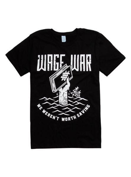 

wage war we werent worth saving new t shirt mens music 2018 new arrival funny short sleeve sale t shirt sport hooded sweatshirt hoodie