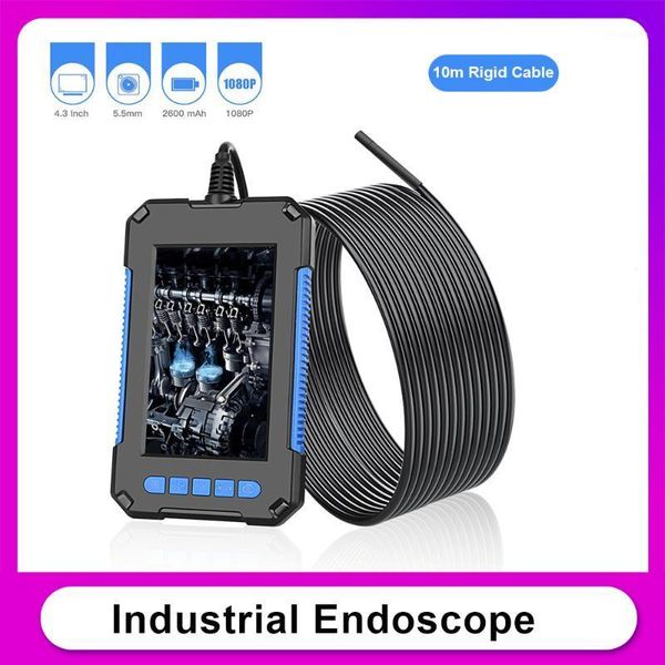 

4.3 inch 1080p p40 portable handheld industrial endoscope borescope inspection camera 5.5mm lens ip67 waterproof with 6pcs led1