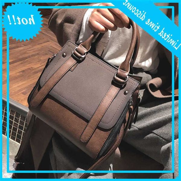 

new vintage suede handbags women messenger crossbody 2020 fashion casual totes ladies shoulder bags clutches female purse px6u