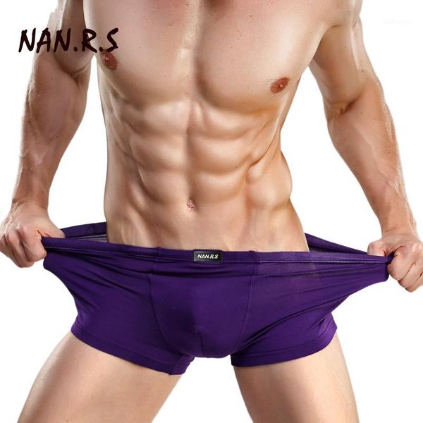 

underpants solid classic bamboo mens underwear boxer men crotchless for cuecas masculina de marca1, Black;white