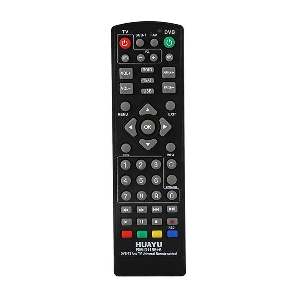 

huayu universal tv remote control controller dvb-t2 remote rm-d1155 sat satellite television receiver