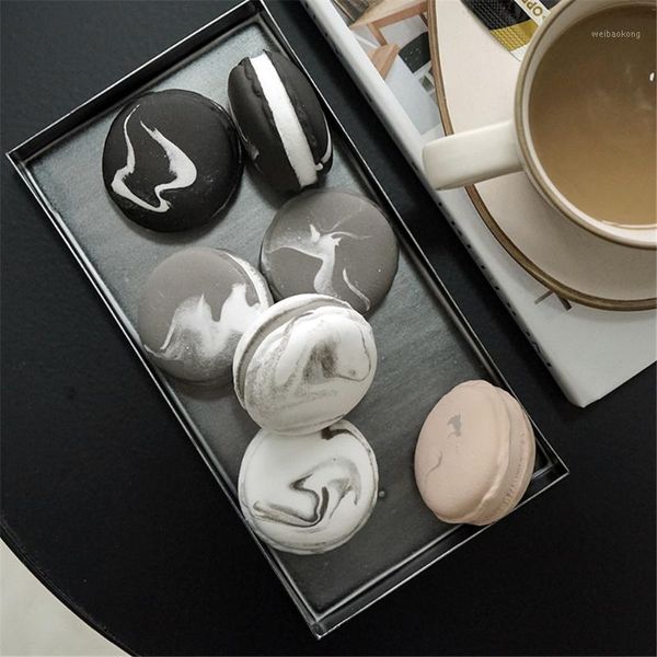 

kitchen storage & organization retro silver tray nordic rectangle metal plate office table sundries organizer trays simple cupcake dessert s