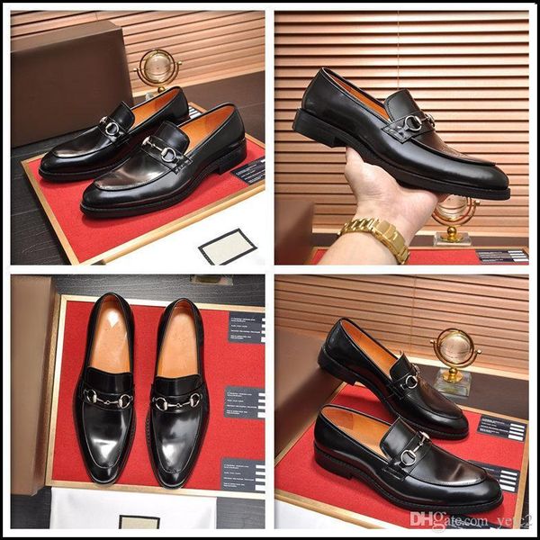 

q4 luxury crocodile grain slip-on oxfords casual fashion pointed toe mens dress shoes for male plus size 38-45 dropshipping 22, Black
