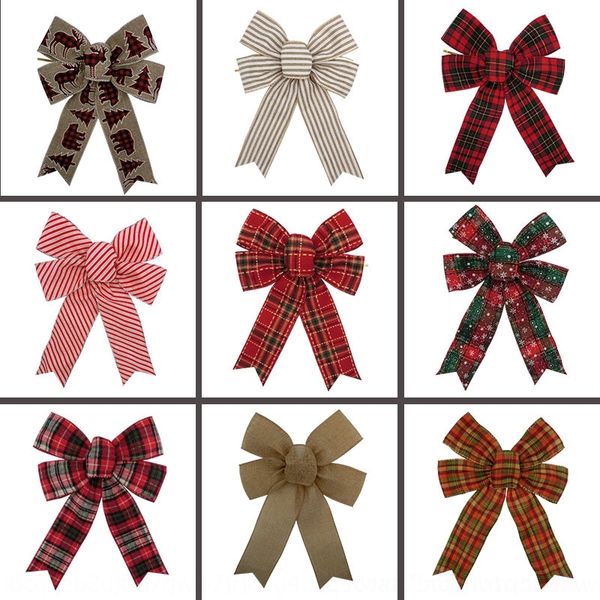 

sy7vk iron wire side big decoration imitation linen christmas bow butterfly wire side big butterfly iron decoration imitation linen plaid ch