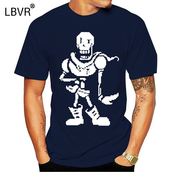 

undertale men papyrus design short sleeve awesome crewneck cotton clothes print hoodie designers t shirts sweatshirt