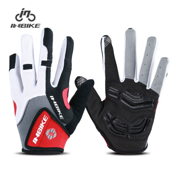

long finger bike bicycle riding glove autumn winter gel mtb guantes ciclismo luva men women skiing hiking cycling gloves, Blue;gray