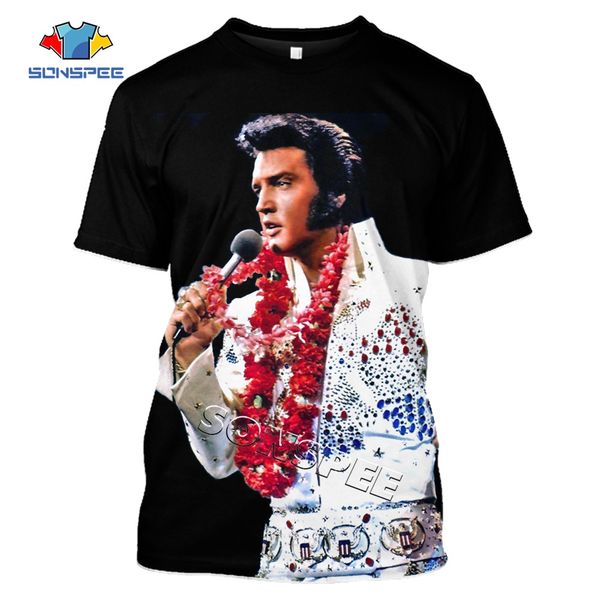 

summer homme pullover elvis presley the king men 3d print shirts hippie hippie aesthetic men clothing