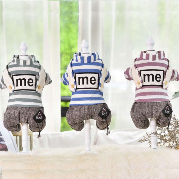 

golden crown baby pet me autumn and winter new teddy bear four legged dog clothing hm139