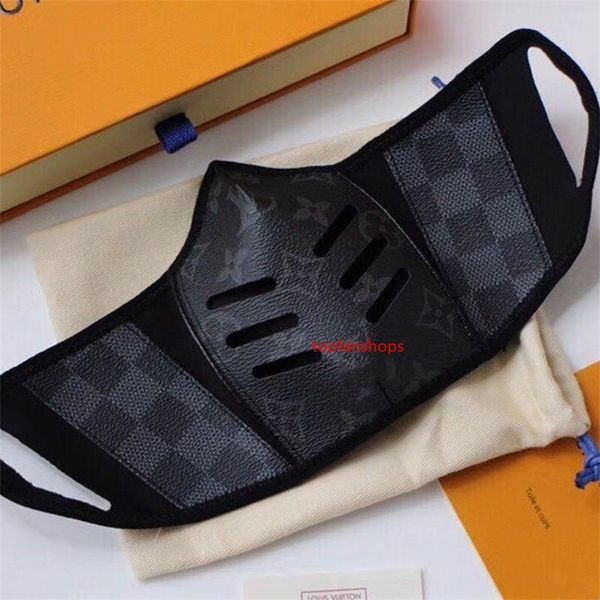 

madecool 2020 have with mask packing box fashion paris show designer face masks anti-dust masks cloth and leather printibatter