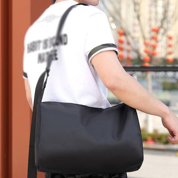 

outdoor bags sports bag large-capacity black messenger lightweight folding yoga fitness travel shoulder bags1
