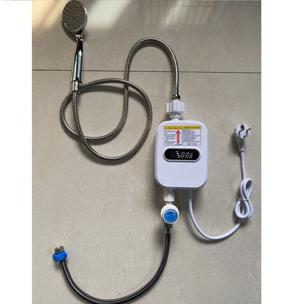 

jy-018belectric tankless mini instant water heater kitchen faucet tap heating stainless steel constant temperature automati