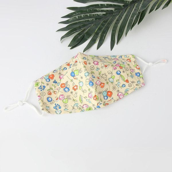 

цветочный дизайнерская маска для женщин защита лица моющиеся ткани хлопчатобумажный рот maske pm2.5 bandage bandage masque tissus щедрость s