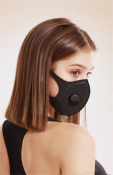 

sponge mouth breath cotton shipwashable black warm valve dustproof pm2.5 collagen face mask anti pollution mascari