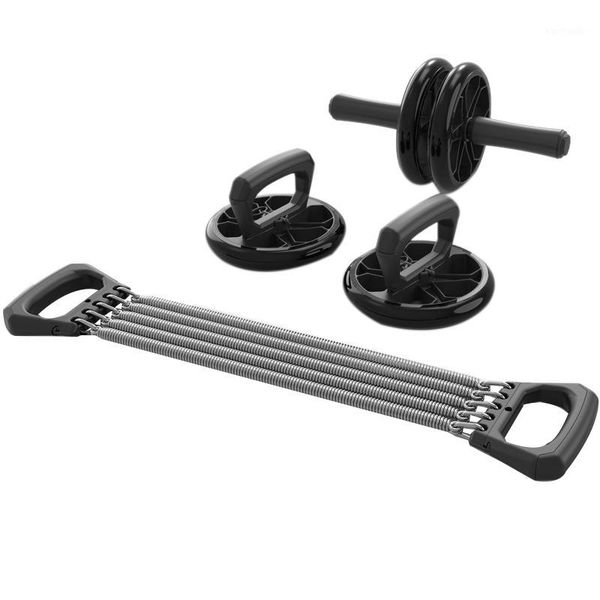

training equipment abdominal exercise wheel double roller push-up support rally multi-function device1