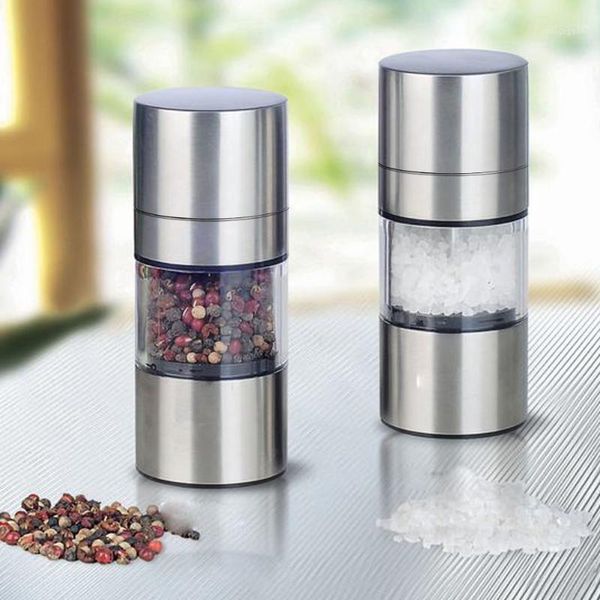 

manual pepper mill salt pepper mill grinder portable kitchen muller home kitchen tool spice sauce grinder machine1