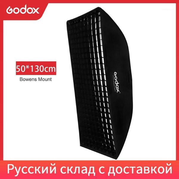 

godox 50x130cm / 20"* 51" beehive honeycomb grid strip softbox bowens mount for studio flash de300 de400 sk300 sk400 dp600 qt6001