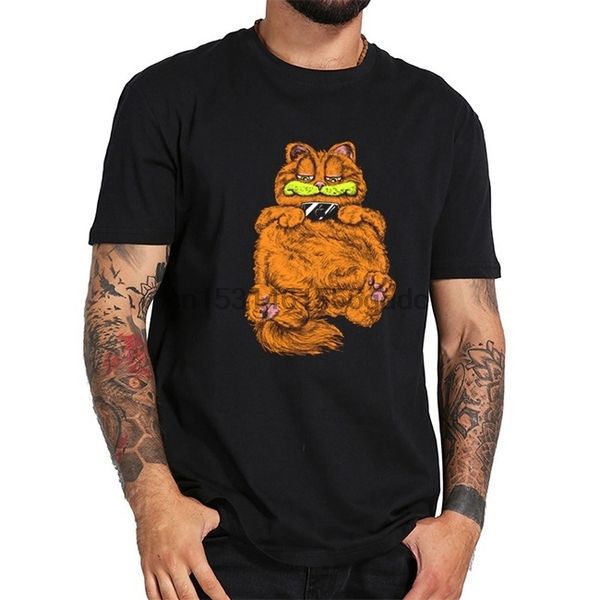 

lazy cat men casual cotton short sleeve funny mans hoodie designers t shirts sweatshirt