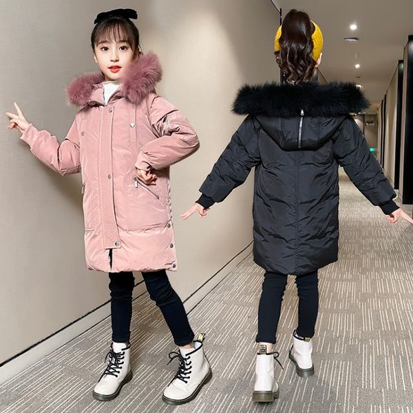 

Children's clothing girls winter cotton coat thick 2020 new tide children's foreign fruit down cotton clothes, Blue;gray