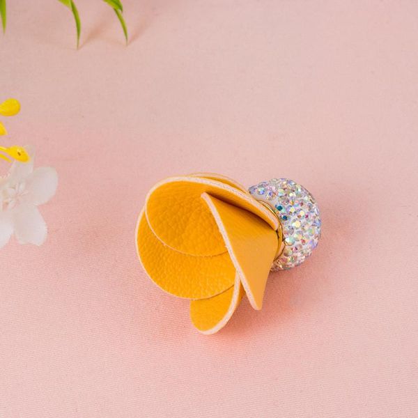 

5pc mini diamond rose flower tassel fringe diy keychain earrings making curtain sewing accessories pendant flowers craft tassel h jlllhi