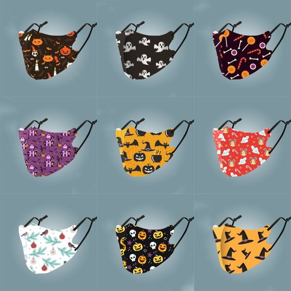 

new personality spoof face washable printed mask trendy printsunproof anti-dust mouth-muffle cycling sports masks#299, Black