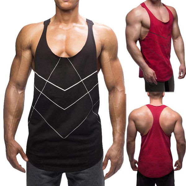 

men' tank mens blouse summer euro-american style printing sleeveless leisure sports vest, White;black