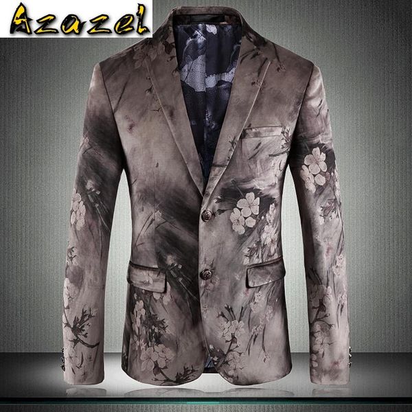 

azazel luxury mens blazer british style wedding party blazer masculino europe size single breasted slim and jackets men, White;black