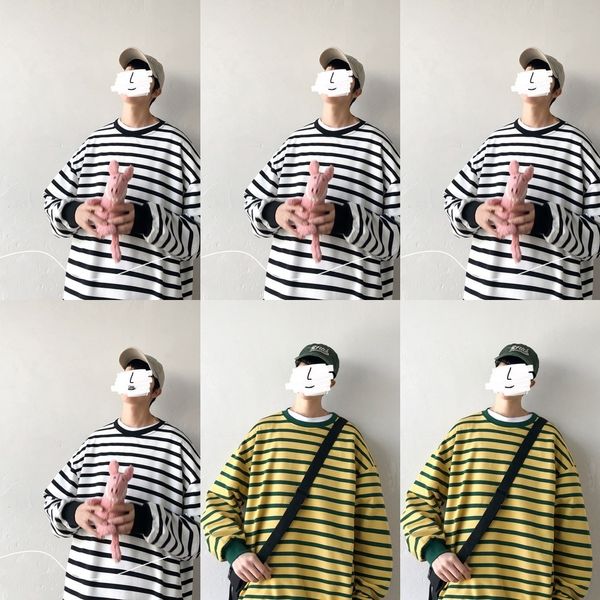 

1kjms trend versatile sea spring intfeday spring 2020 youth color trend intfeday striped versatile sea soul sweater soul 2020 youth c, Black