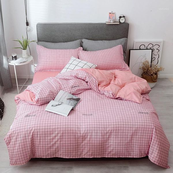

bedding sets set twin full  king size single bed duvet cover print linen quilt covers xf755-21