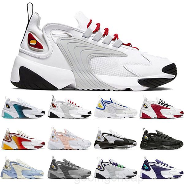 

zoom 2k men grey black white casual shoes race red royal blue creamy white zm 2000 trainer outdoor sneakers m2k shoes j4-d