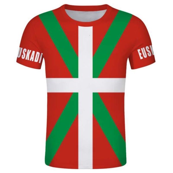 

basque free custom tshirt испанские euskadi t футболки флаг alaves джерси diy автономное сообщество название города тройник, White;black