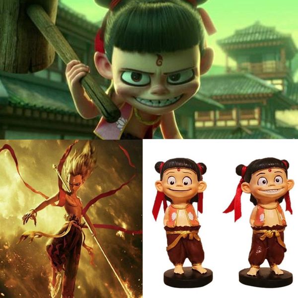 

nezha magic boy came to the world to do the same movie funky resin doll resin crafts ornament toys chinese anime style wmtsjv xhlove