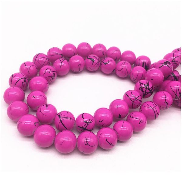 

wholesale 4/6/8/10mm czech glass beads loose spacer beads painted charm for jewellery making diy bracelet&neck jllwdh