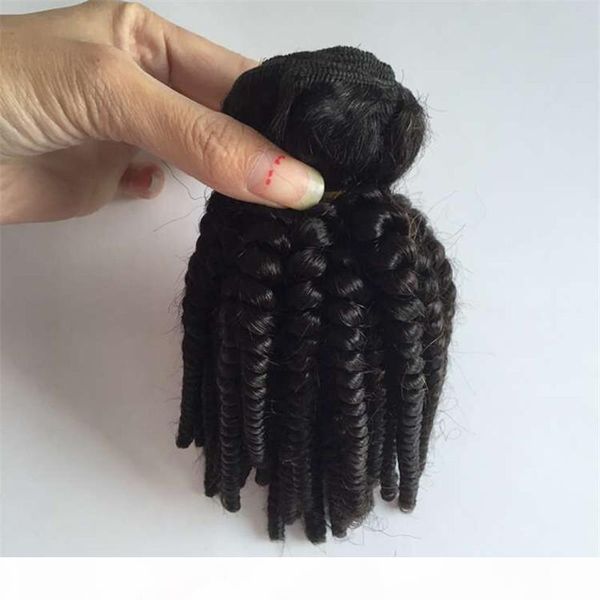 

12-28inch fummi hair bundles human hair weaves fumi curl 3pcs hair natural black aunty fumi bouncy curls weft, ing