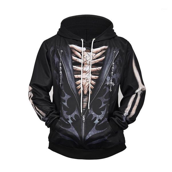 

men streetwear funny sweatshirts fashion hoody gothic hip hop hooded 3d printed costume cosplay halloween pullover 3d hoodies1, Black