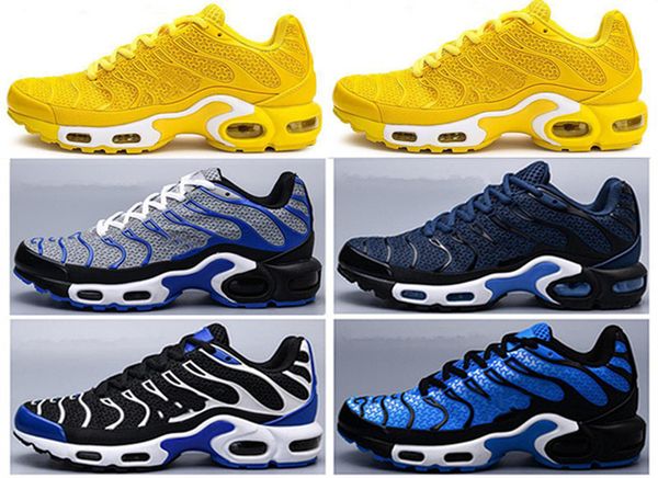 

designer tn shoes breathable mesh chaussures homme tns requin noir casual men running shoes size 7-13