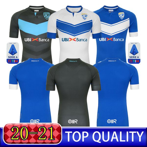 

20 21 brescia calcio soccer jersey 2020 2021 home magnani tonali donnarumma shirt away ayé maglietta morosini football uniform, Black;yellow