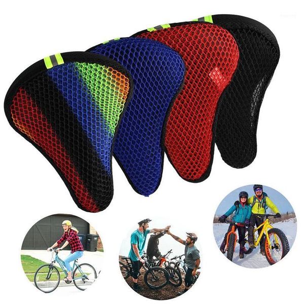 

arm & leg warmers bicycle sunprotection 3d cushionnetcomfortable riding cushion breathable insulation accessories1pcs net1, Black