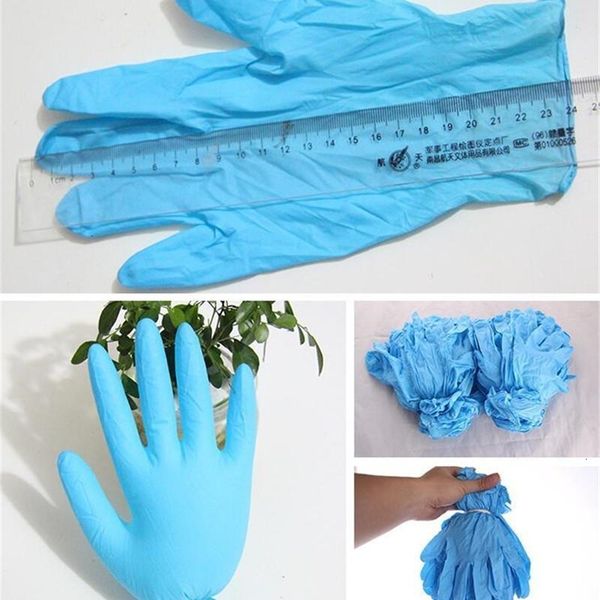 

nitrile protective anti universal household disposable garden cleaning gloves