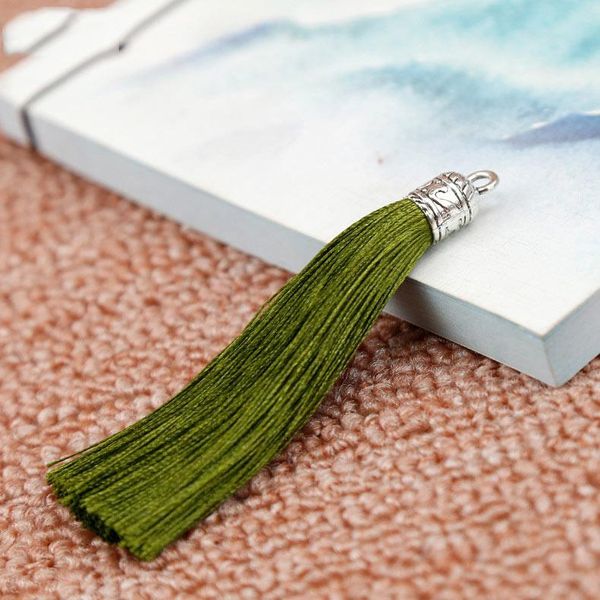 

wholesale 12pcs lot alloy cap tassel silk fringe bangs tassel trim decorative tassels for curtains home decoration accessories h jllved