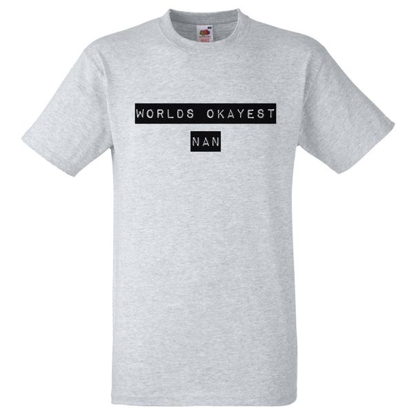 

2019 worlds okayest nan t shirt retro nan gift tee sport hooded sweatshirt hoodie