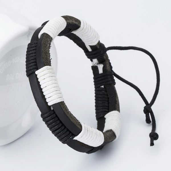 

2017 мода ручной charm кожа мужчины женщины браслеты европейский стиль мальчики браслеты courage diy плетение wrap кожаный браслет sqcewi, Golden;silver