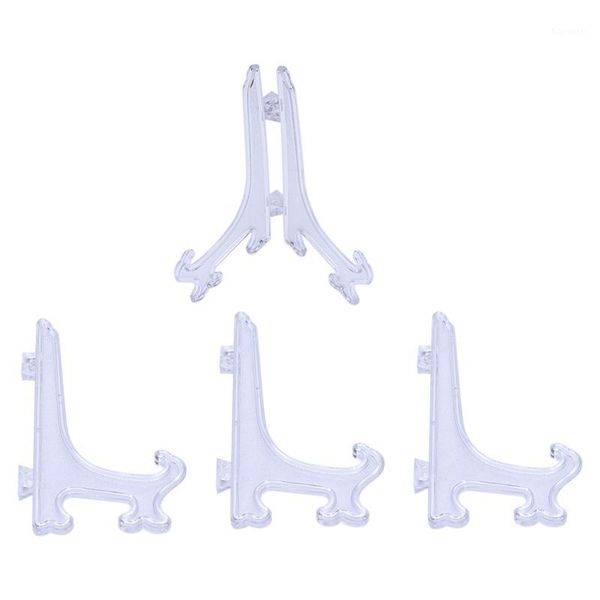 

4x dish rack dish holder stand for ps 12.5*7.5cm transparent1