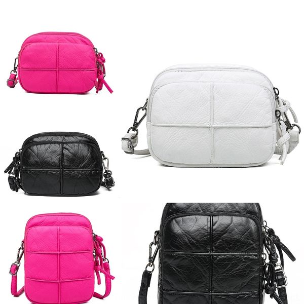 

yj4gv women's and light soft washing leather messenger mobile shoulder phone phone leisure bag korean version versatile simple shoulder